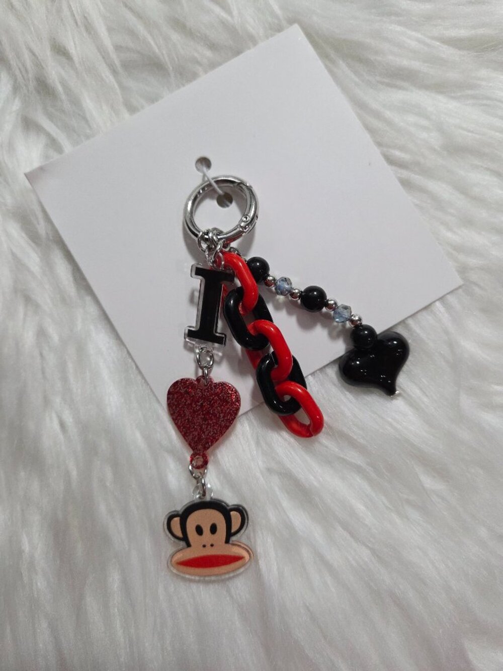 I Heart Paul Frank Keychain